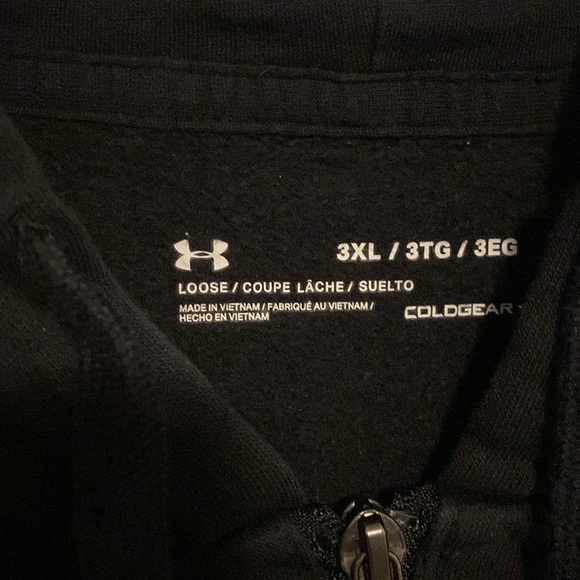 Under Armour Men’s full-zip black hoodie - Picture 4 of 9